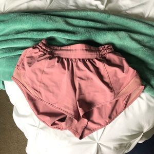 Pink Lululemon 🍋 Hotty Hot Shorts 2.5 inch